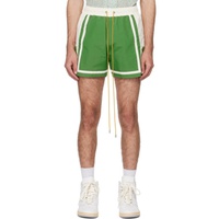 루드 Rhude Green & 오프화이트 Off-White Moonlight Shorts 241923M193002