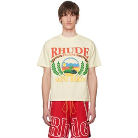 루드 Rhude 오프화이트 Off-White Beach Chair T-Shirt 241923M213033