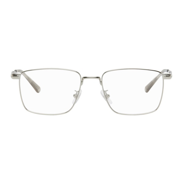  몽블랑 Silver Square Glasses 241926M133002
