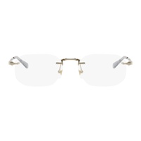 몽블랑 Gold Rimless Glasses 241926M133005