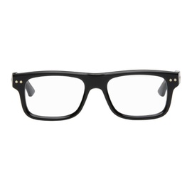 몽블랑 Black Rectangular Glasses 241926M133008