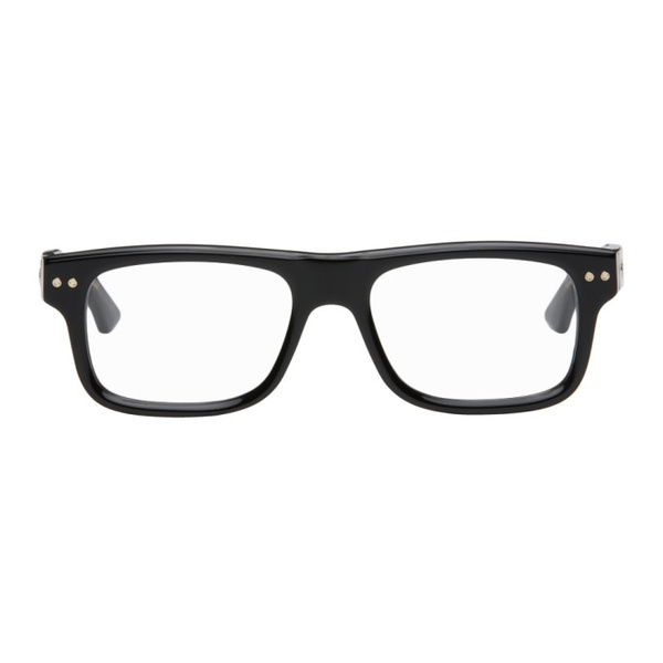  몽블랑 Black Rectangular Glasses 241926M133008