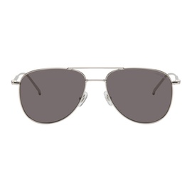 몽블랑 Silver Aviator Sunglasses 241926M134000