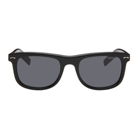몽블랑 Black Rectangular Sunglasses 241926M134010