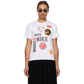 Black Comme des Garcons White Nike 에디트 Edition T-Shirt 241935M213002