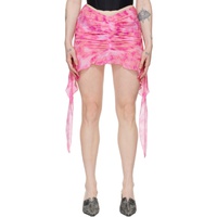 미스비헤이브 MISBHV Pink Camo Miniskirt 241937F090016