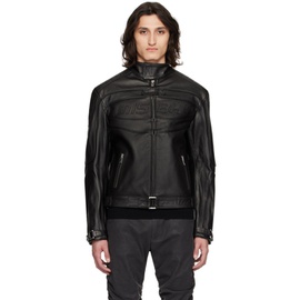 미스비헤이브 MISBHV Black Fast Leather Jacket 241937M181000