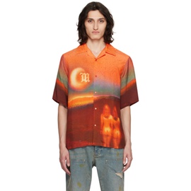 미스비헤이브 MISBHV Orange Walking On A Dream Shirt 241937M192003