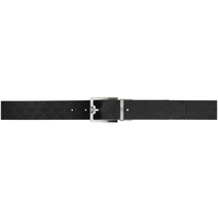 Emporio Armani Black Leather Reversible Belt 241951M131004