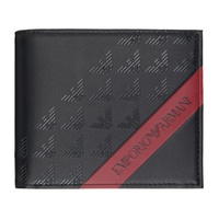 Emporio Armani Black Bifold CR에디트 EDIT Card Holder Wallet 241951M164004