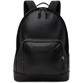 Emporio Armani Black Rounded Backpack 241951M166001