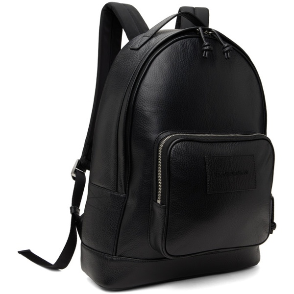  Emporio Armani Black Rounded Backpack 241951M166001