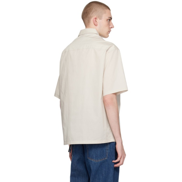  Emporio Armani Beige Pocket Shirt 241951M192021