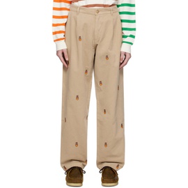 Pop Trading Company Khaki Miffy Embroidered Trousers 241959M191000