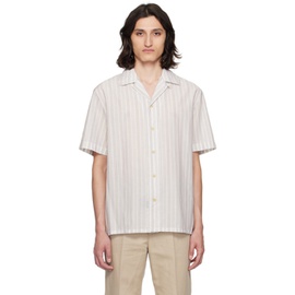 브리오니 Brioni Beige & 오프화이트 Off-White Stripe Shirt 241959M192004