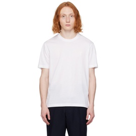 브리오니 Brioni White Embroidered T-Shirt 241959M213008
