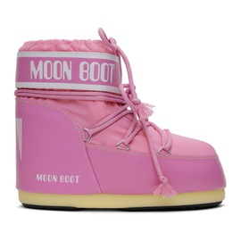 Moon Boot Pink Icon Low Boots 241970F113001
