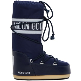 Moon Boot Navy Icon Boots 241970M255005