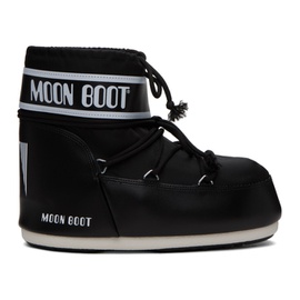 Moon Boot Black Icon Low Boots 241970M255014