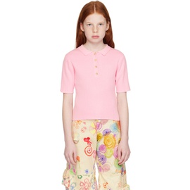 Morley Kids Pink Unfold Polo 241990M703001