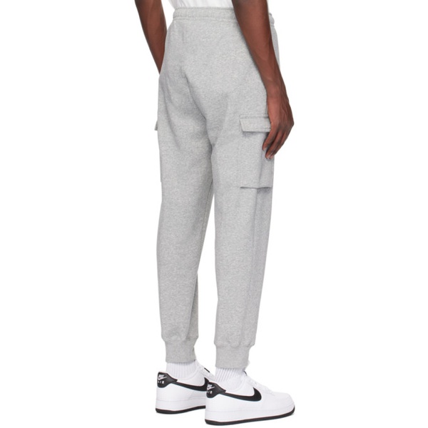 나이키 Nike Gray Embroidered Cargo Pants 242011M188005