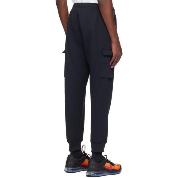 나이키 Nike Black Embroidered Cargo Pants 242011M188006