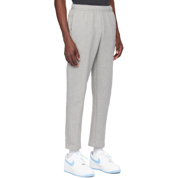 나이키 Nike Gray Embroidered Sweatpants 242011M190012