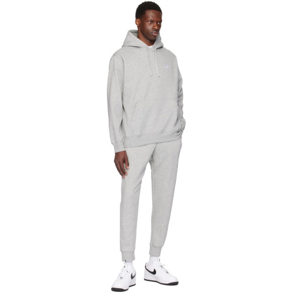 나이키 Nike Gray Embroidered Sweatpants 242011M190015