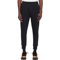 Nike Black Embroidered Sweatpants 242011M190016