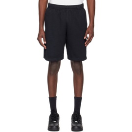 Nike Black Embroidered Shorts 242011M193032