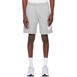 Nike Gray Printed Shorts 242011M193033