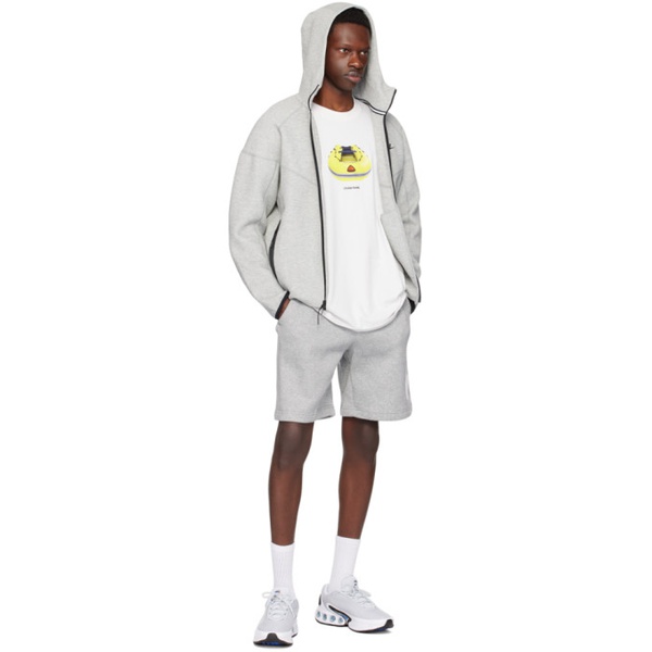나이키 Nike Gray Printed Shorts 242011M193033