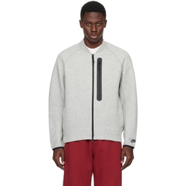 Nike Gray Zip Sweatshirt 242011M202005