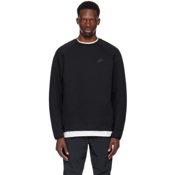 나이키 Nike Black Printed Sweatshirt 242011M204002