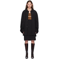 MARIE ADAM-LEENAERDT Black Jacket Skirt Midi Dress 242189F054002