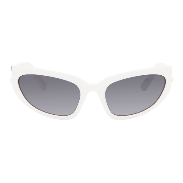 마크제이콥스 마크 제이콥스 Marc Jacobs White Bold Logo Wrapped Sunglasses 242190F005002