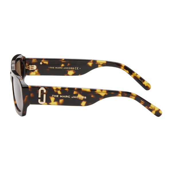 마크제이콥스 마크 제이콥스 Marc Jacobs Brown Rectangular Sunglasses 242190F005011
