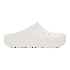 Crocs White Classic Blunt Toe Loafers 242209F121006