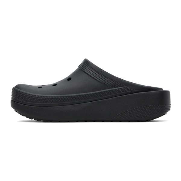 크록스 Crocs Black Classic Blunt Toe Loafers 242209F121007