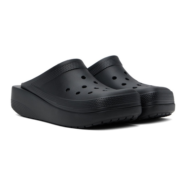 크록스 Crocs Black Classic Blunt Toe Loafers 242209F121007