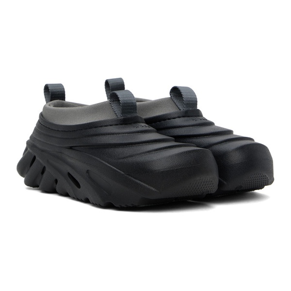 크록스 Crocs Black Echo Storm Sneakers 242209F121010