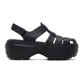 Crocs Black Stomp Fisherman Sandals 242209F124001