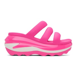 Crocs Pink Mega Crush Triple Strap Sandals 242209F124003