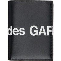 COMME des GARCONS WALLETS Black Huge Logo Wallet 242230M164007