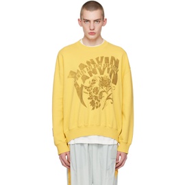 랑방 Lanvin Yellow Future 에디트 Edition Sweatshirt 242254M204002