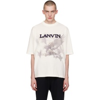 랑방 Lanvin White Future 에디트 Edition T-Shirt 242254M213000