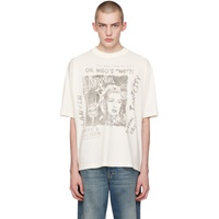 랑방 Lanvin White Future 에디트 Edition T-Shirt 242254M213001