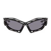 지방시 Givenchy Black Giv Cut Cage Sunglasses 242278F005005