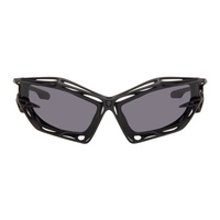 지방시 Givenchy Black Giv Cut Cage Sunglasses 242278M134001