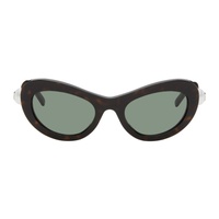 지방시 Givenchy Brown 4G Pearl Sunglasses 242278M134002